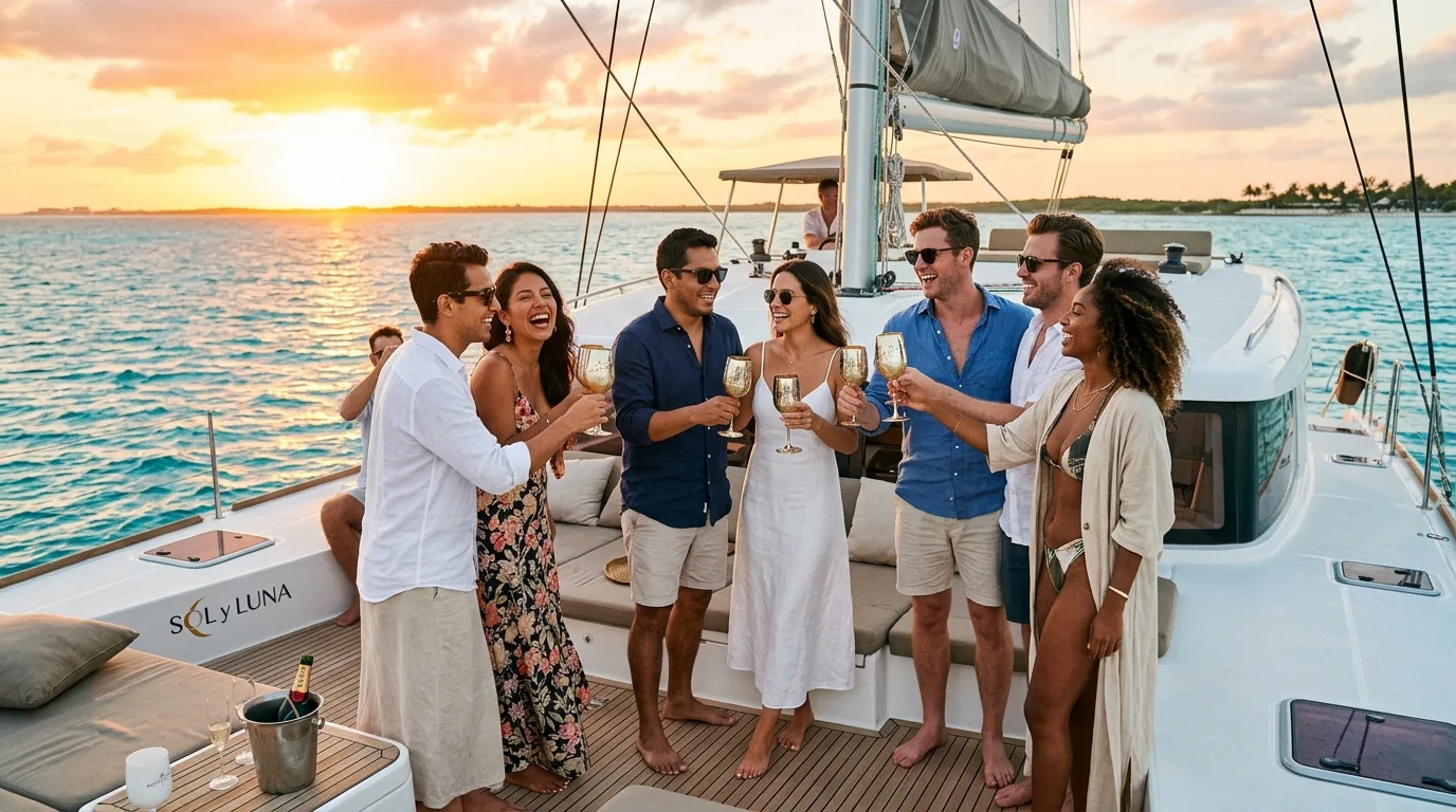 Caribe All-Inclusive & Catamarán Privado